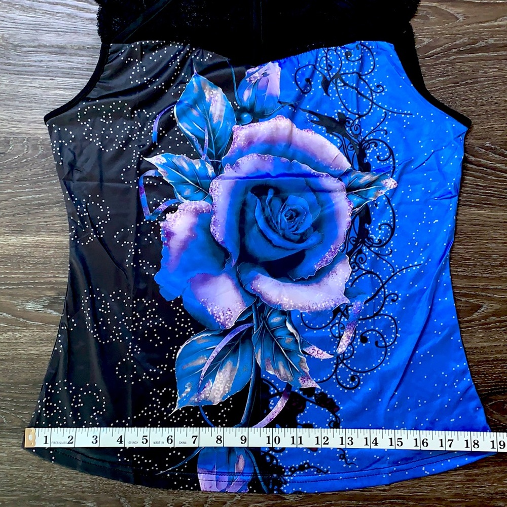 Sleeveless floral tank top - Picture 7 of 7